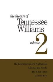 Front cover of Theatre of Tennessee Williams Vol 2 by Tennessee Williams
