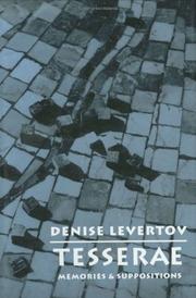 Cover of Tesserae by Denise Levertov