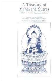 Cover of Treasury of Mahayana Sutras by Garma C. C. Chang