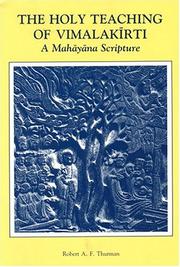 Front cover of The Holy Teaching of Vimalakirti by Vimalakirti