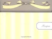 Front cover of Bride and Groom First and Forever Recipe Box by Sara Corpening Whiteford