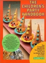 Front cover of The Children's Party Handbook by Alison Boteler