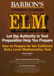 Front cover of How to prepare for the ELM by Allan Mundsack