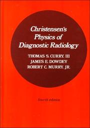 Front cover of Christensen's physics of diagnostic radiology by Thomas S. Curry