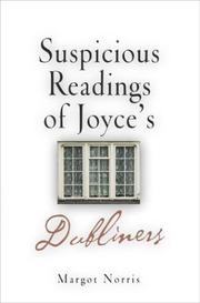 Front cover of Suspicious readings of Joyce's Dubliners by Margot Norris