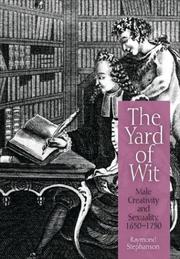 Front cover of The yard of wit by Raymond Stephanson