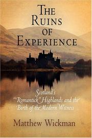 Cover of The Ruins of Experience by Matthew Wickman