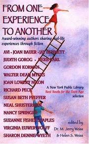 Front cover of From One Experience to Another by M. Jerry Weiss