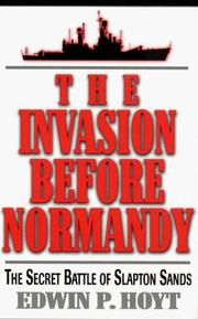 Front cover of The Invasion Before Normandy by Edwin Palmer Hoyt