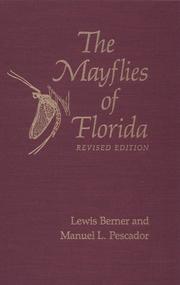 Front cover of The mayflies of Florida by Lewis Berner
