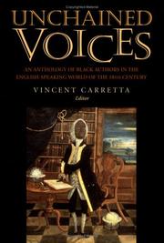 Cover of Unchained Voices by Vincent Carretta