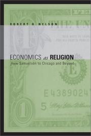Front cover of Economics As Religion by Robert H. Nelson