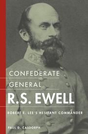 Cover of Confederate general R.S. Ewell by Paul D. Casdorph