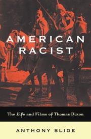 Cover of American racist by Anthony Slide