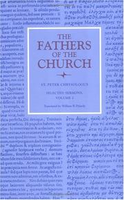 Front cover of Sermons by Peter Chrysologus, Saint, Archbishop of Ravenna