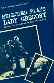 Front cover of Selected plays of Lady Gregory by Augusta Gregory