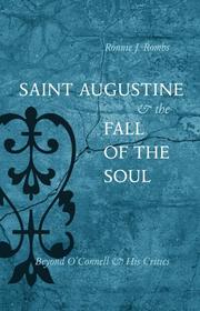 Front cover of Saint Augustine and the fall of the soul by Ronnie J. Rombs