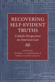 Cover of Recovering self-evident truths by Michael A. Scaperlanda