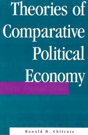 Front cover of Theories of Comparative Political Economy by Ronald H. Chilcote
