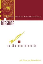 Front cover of Russians as the new minority by Jeff Chinn
