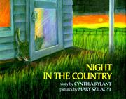 Front cover of Night in the country by Cynthia Rylant