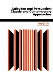Cover of Attitudes and persuasion by Richard E. Petty