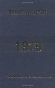 Cover of 1979 by David W. Lesch