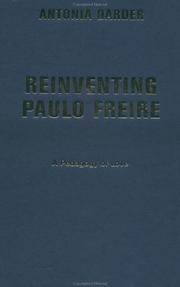 Front cover of Reinventing Paulo Freire by Antonia Darder