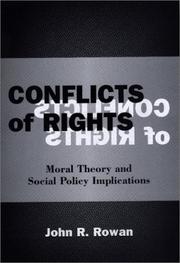 Front cover of Conflicts of Rights by John R. Rowan