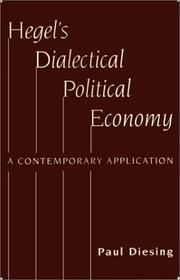 Front cover of Hegel's Dialectical Political Economy by Paul Diesing