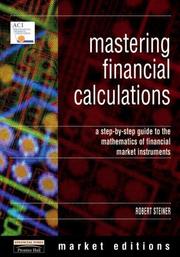 Cover of Mastering financial calculations by Bob Steiner