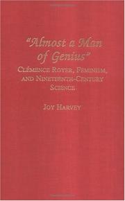 Front cover of Almost a man of genius by Joy Dorothy Harvey