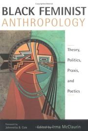 Front cover of Black Feminist Anthropology by Irma McClaurin