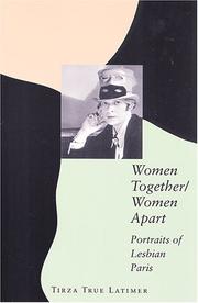 Front cover of Women Together / Women Apart by Tirza True Latimer