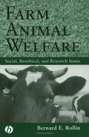Cover of Farm animal welfare by Bernard E. Rollin