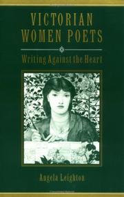 Cover of Victorian women poets by Angela Leighton