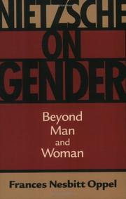 Front cover of Nietzsche On Gender by Frances Nesbitt Oppel
