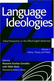 Cover of Language ideologies by Roseann Dueñas Gonzalez