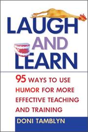 Cover of Laugh and learn by Doni Tamblyn
