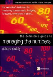 Front cover of The definitive guide to managing the numbers by Richard Stutely