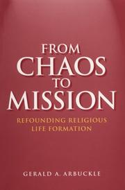 Cover of From Chaos to Mission by Gerald A. Arbuckle