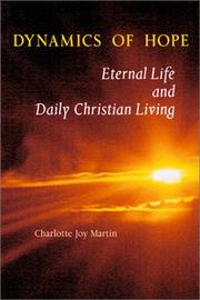 Front cover of Dynamics of Hope by Charlotte Joy Martin