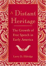 Cover of A Distant Heritage by Larry D. Eldridge
