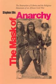 Front cover of The mask of anarchy by Ellis, Stephen
