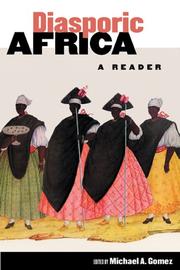 Front cover of Diasporic Africa by Michael Gomez
