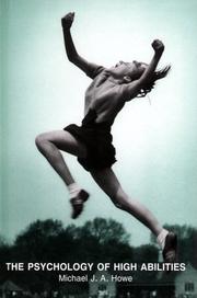 Front cover of The psychology of high abilities by Michael J. A. Howe