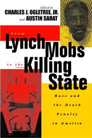 Front cover of From lynch mobs to the killing state by Charles J. Ogletree