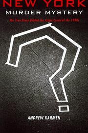 Front cover of New York murder mystery by Andrew Karmen