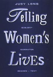 Cover of Telling women's lives by Judy Long