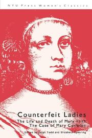 Cover of Counterfeit ladies by Janet M. Todd